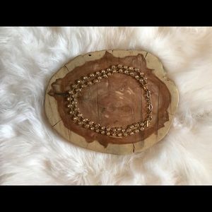 banana republic gold necklace NEW